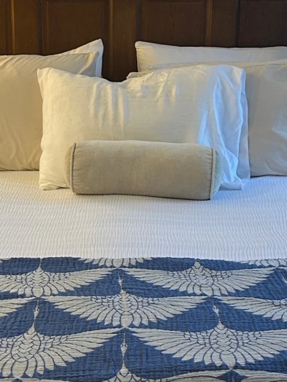 Viral 2026 Birds Jacquard Weave Reversible New With Tags 55 x 75 Soundside Blue